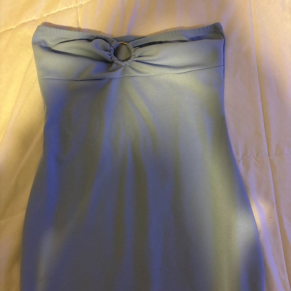 Strapless bodycon dress